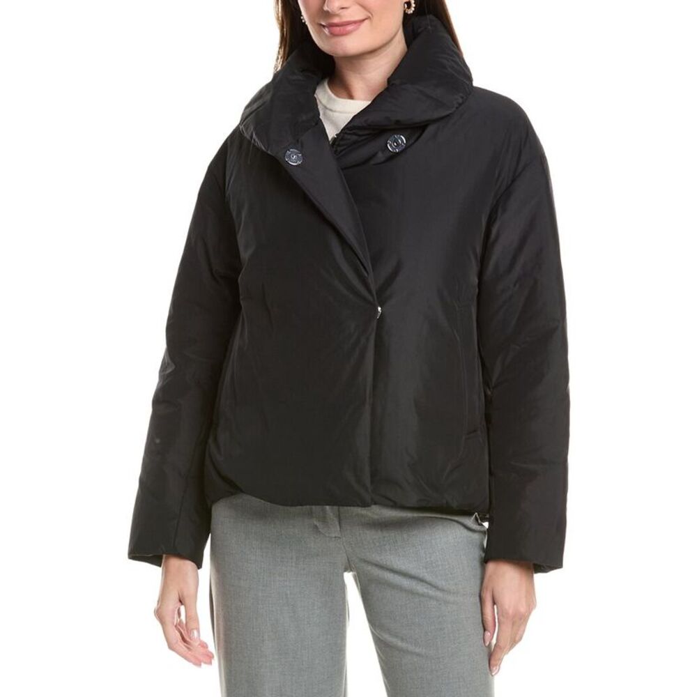 Lafayette 148 New York Womens Shawl Collar Down Coat